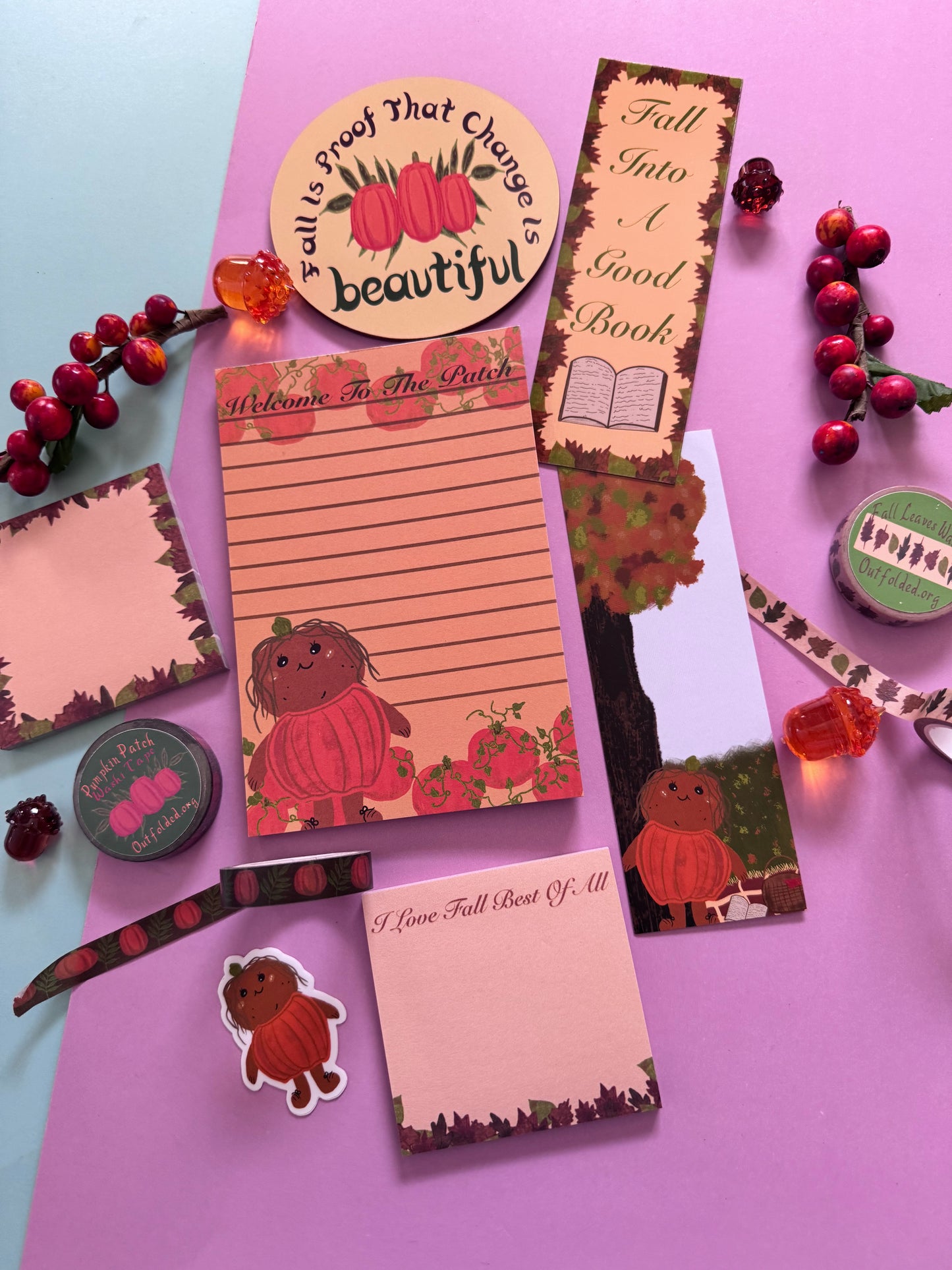 Fall Is In The Air Stationery Gift Box, Bundled Collection