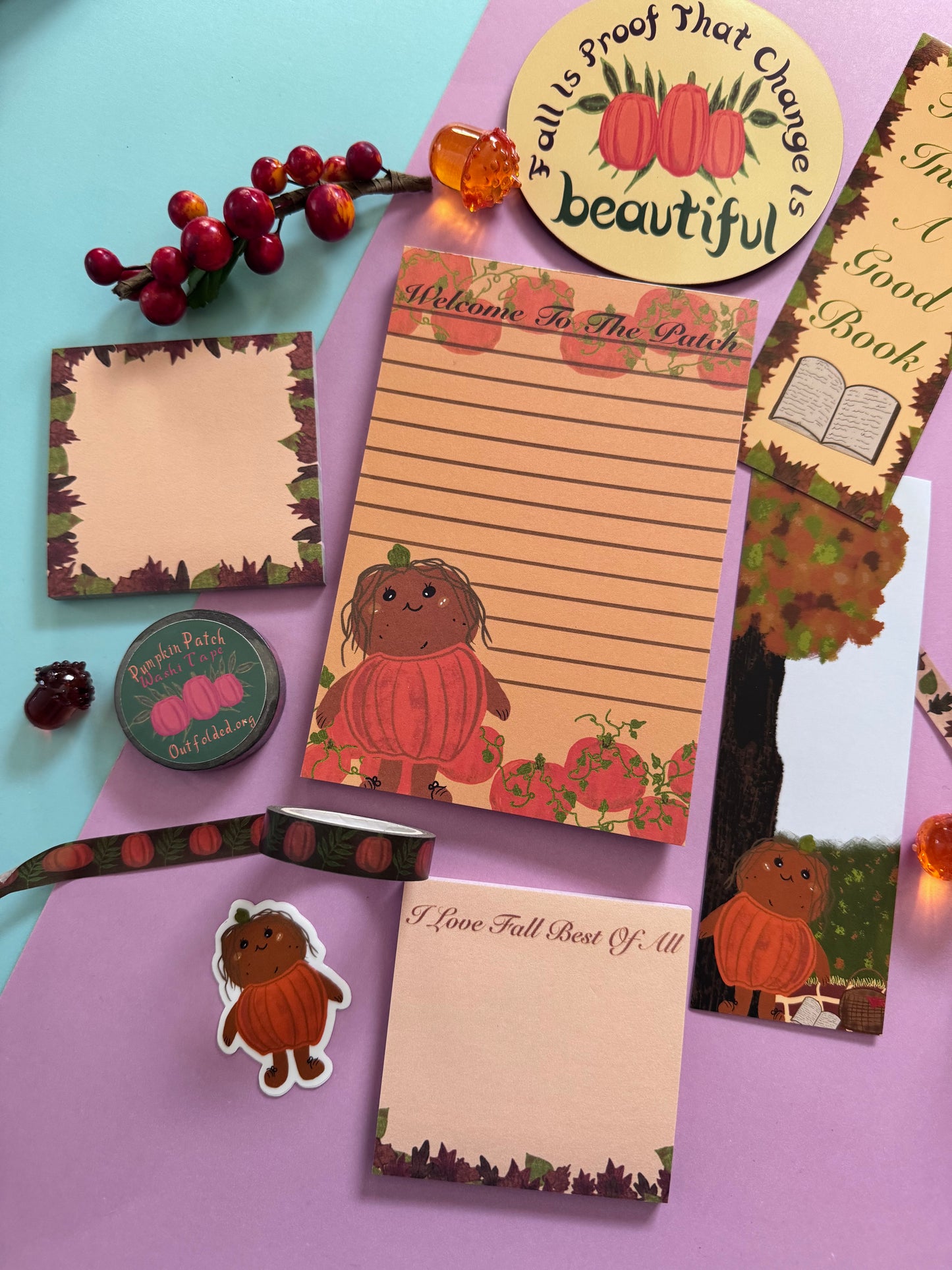 Fall Is In The Air Stationery Gift Box, Bundled Collection
