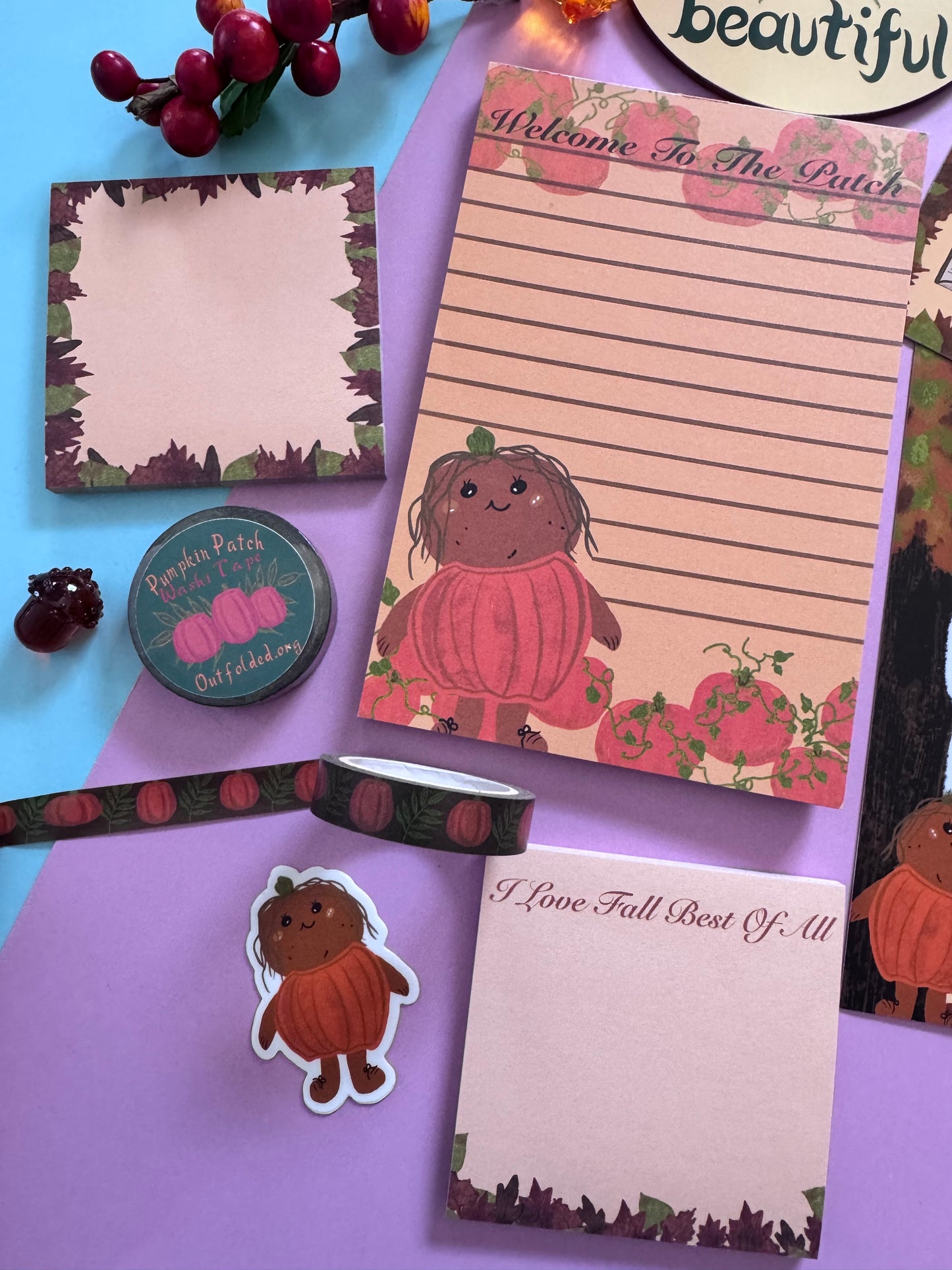 Fall Is In The Air Stationery Gift Box, Bundled Collection