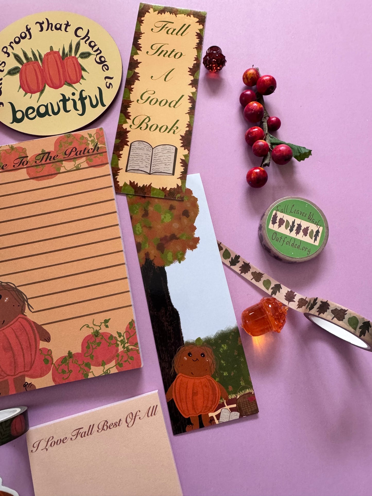Fall Is In The Air Stationery Gift Box, Bundled Collection