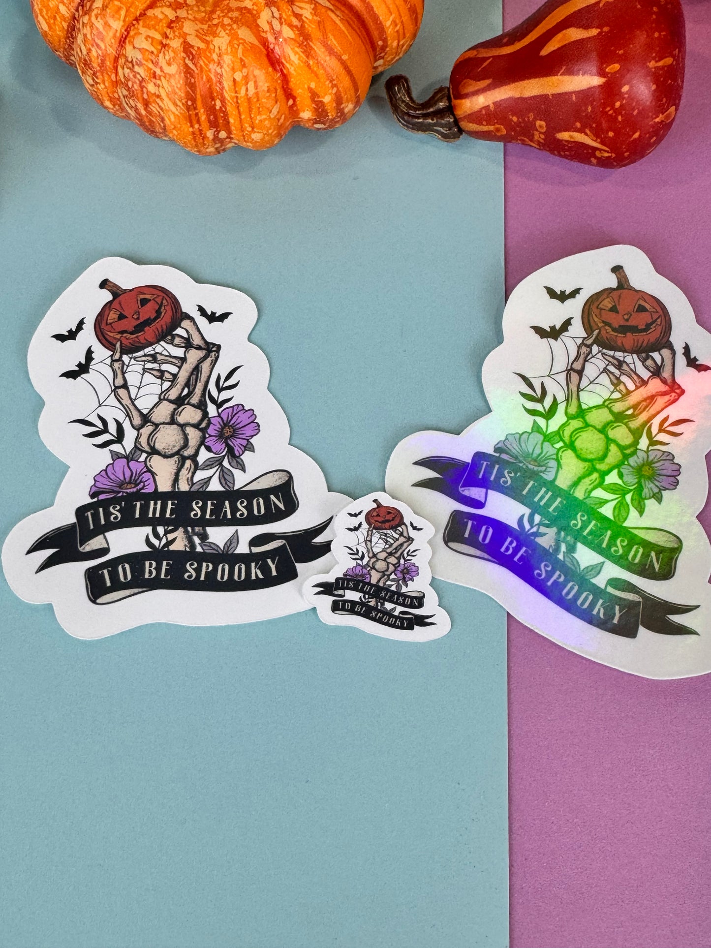 Tis The Season To Be Spooky Die Cut Sticker