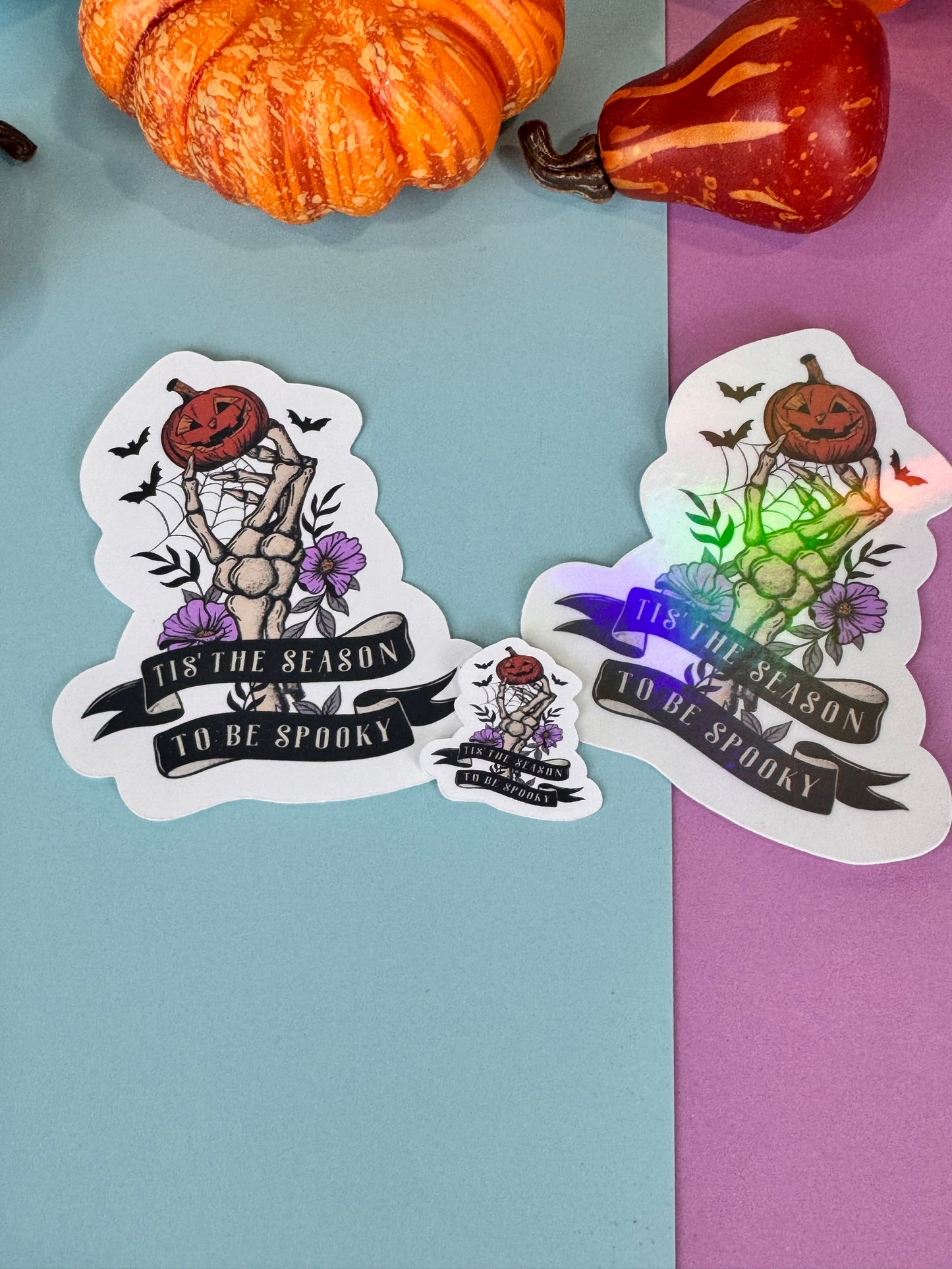 Tis The Season To Be Spooky Die Cut Sticker