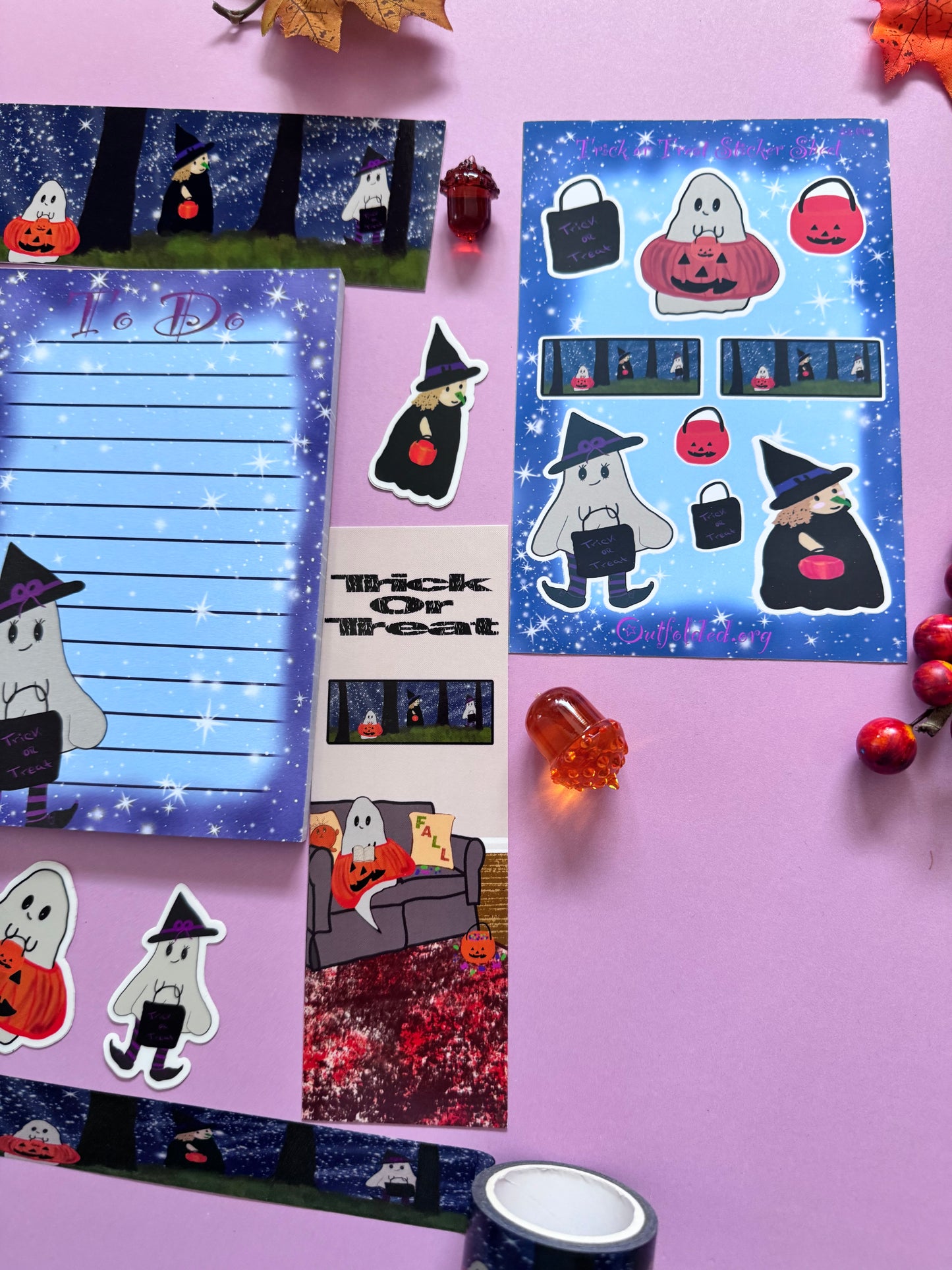 Trick Or Treat Buddies Stationery Gift Set