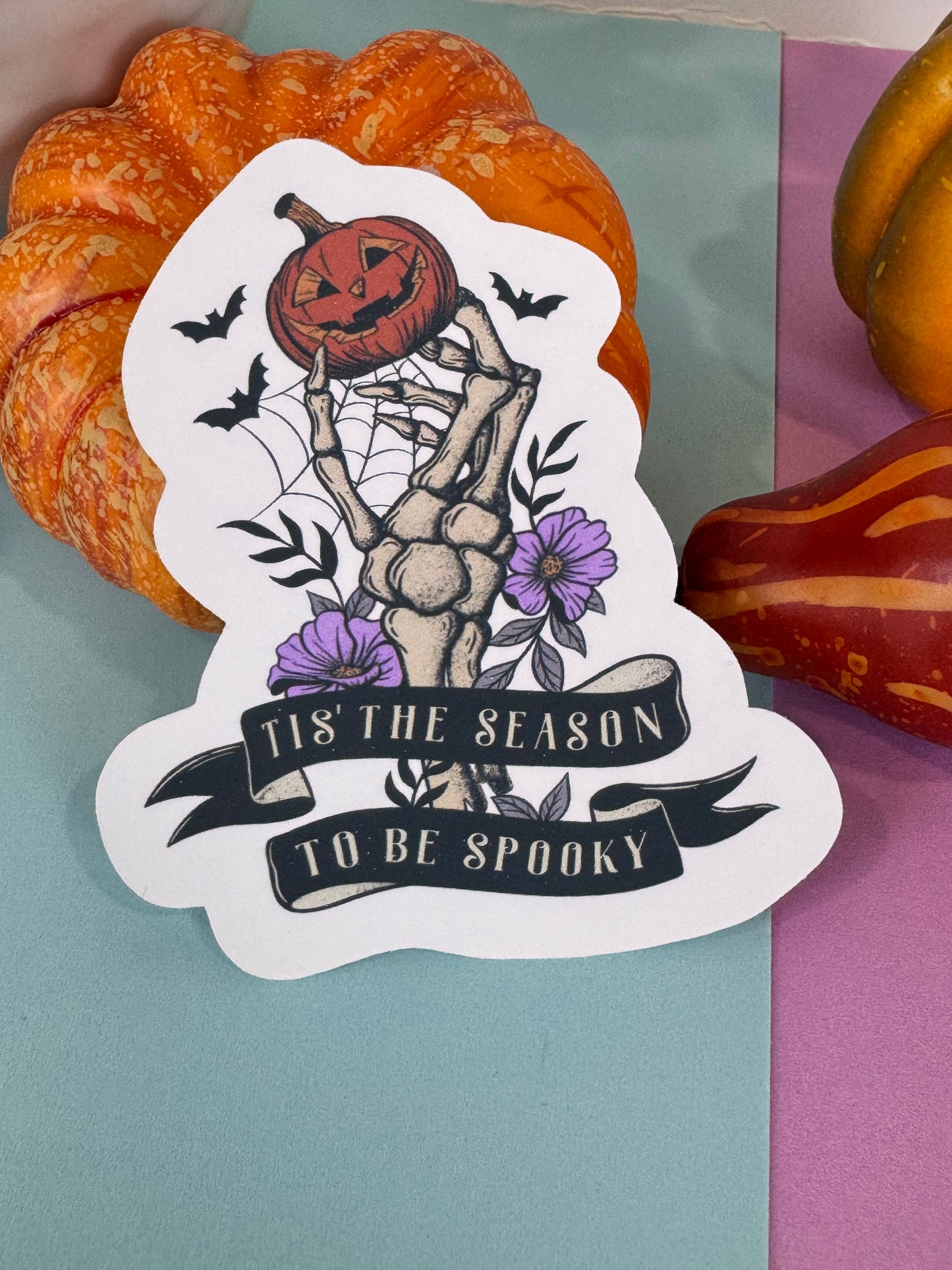 Tis The Season To Be Spooky Die Cut Sticker