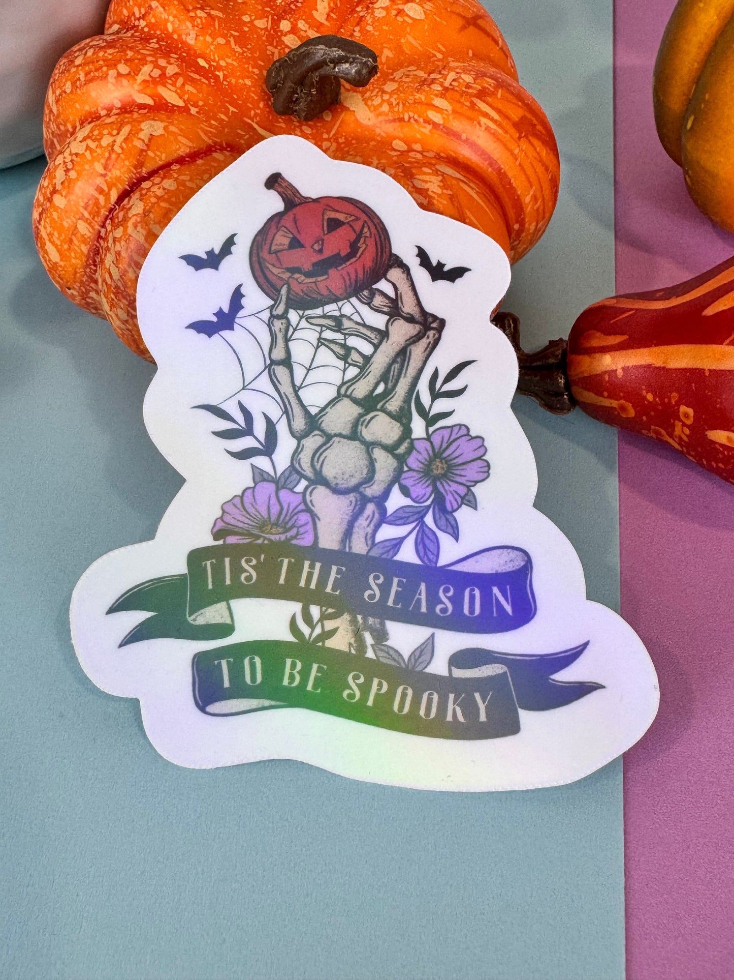 Tis The Season To Be Spooky Die Cut Sticker