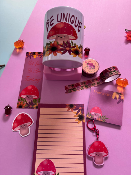 Kawaii Cottagecore Mushroom Gift set