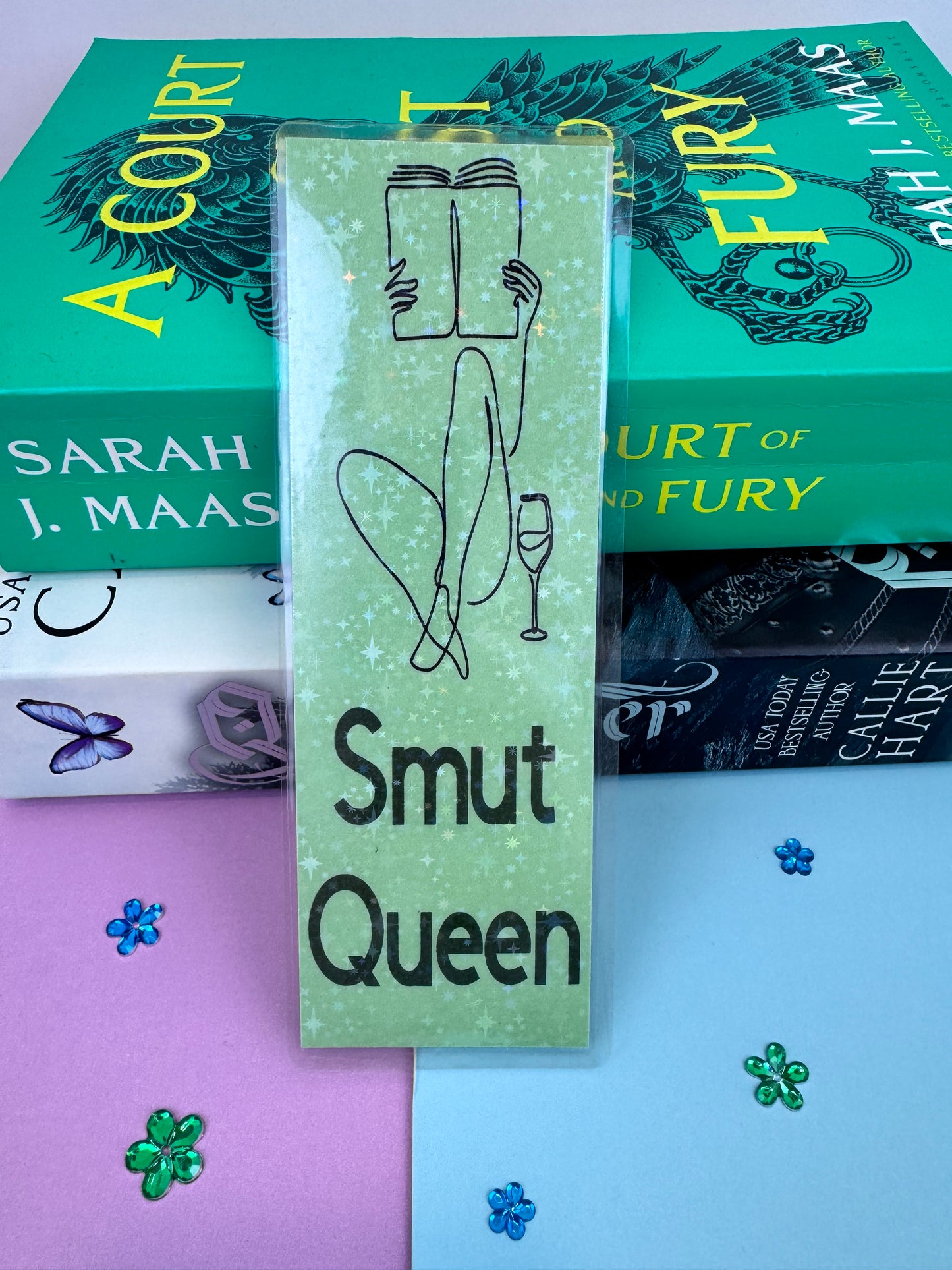 Smut Queen Laminated Bookmark for the Spicy Book Lover
