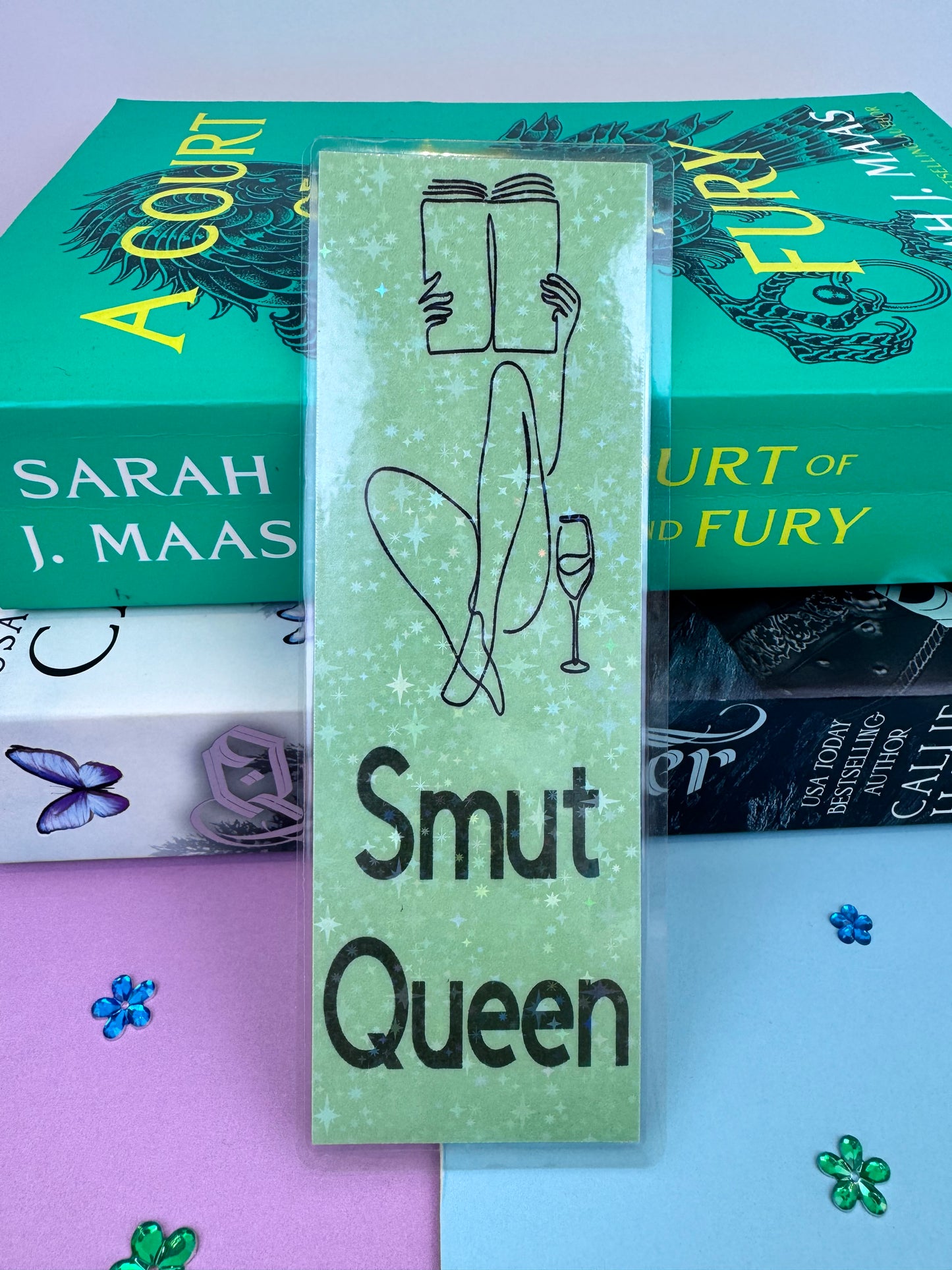 Smut Queen Laminated Bookmark for the Spicy Book Lover