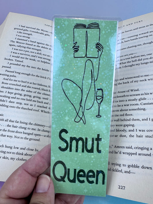 Smut Queen Laminated Bookmark for the Spicy Book Lover