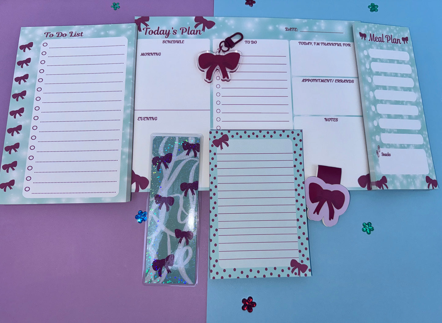 Holiday Red Bow Stationery Set and More!