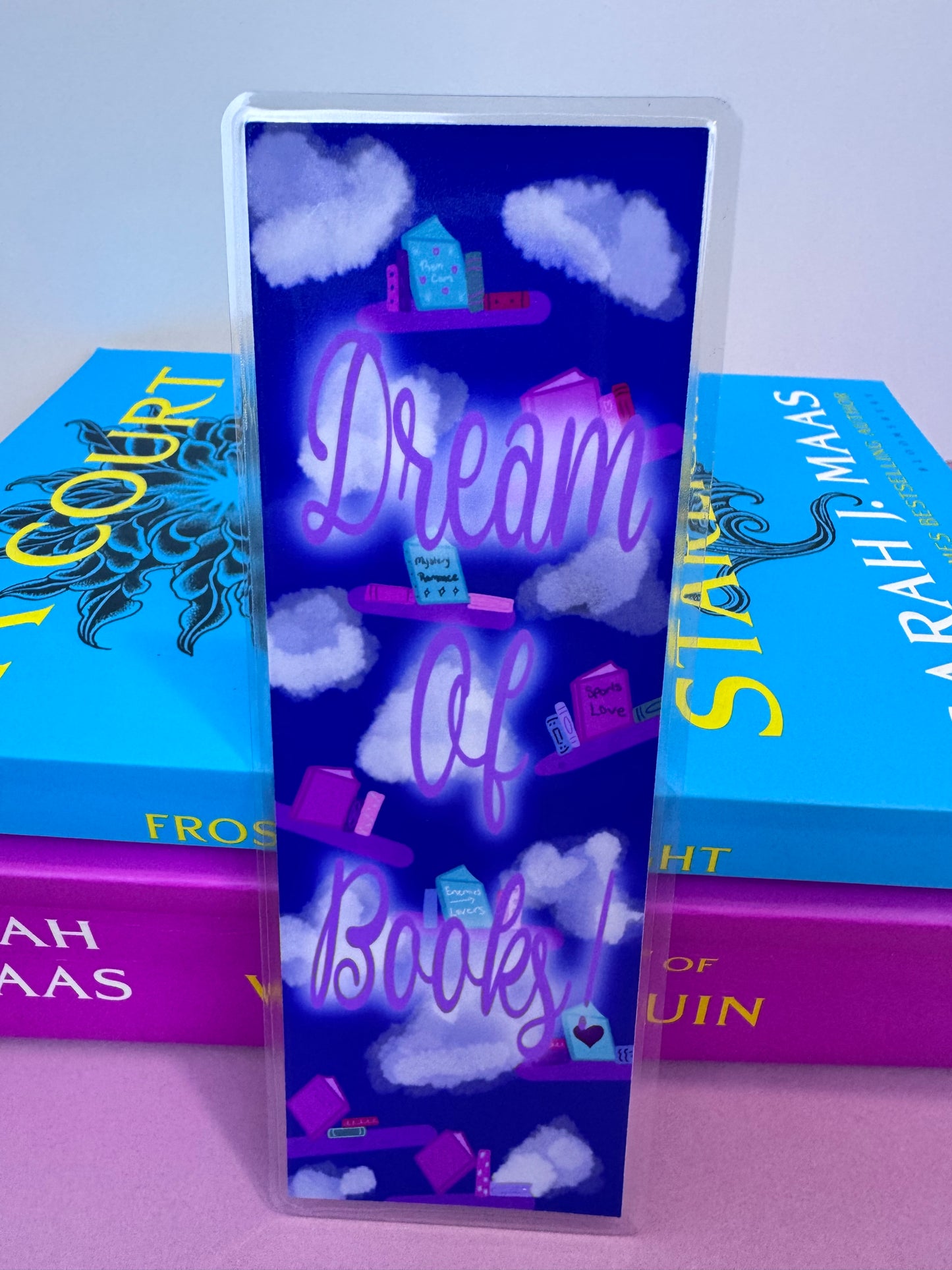 Dreamy Bookmark For Book Lovers - Floating Bookshelves For Readers