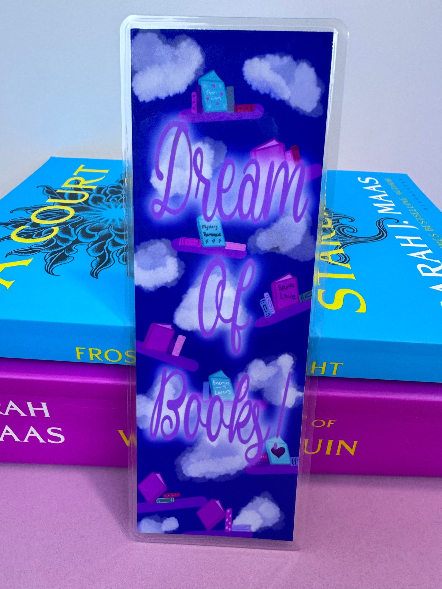 Dreamy Bookmark For Book Lovers - Floating Bookshelves For Readers