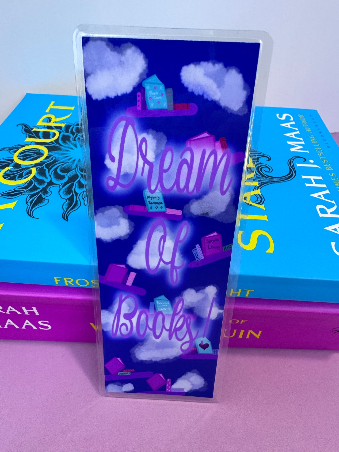 Dreamy Bookmark For Book Lovers - Floating Bookshelves For Readers