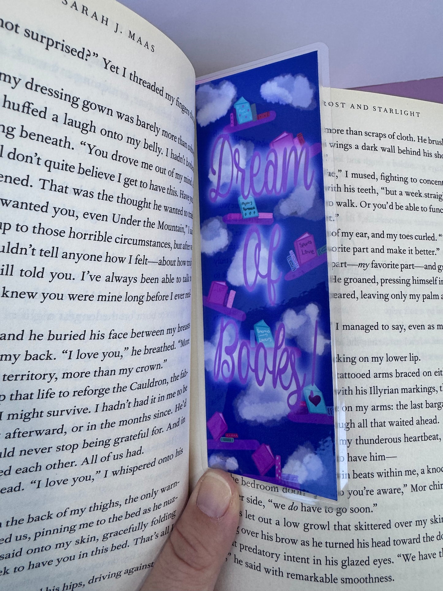 Dreamy Bookmark For Book Lovers - Floating Bookshelves For Readers