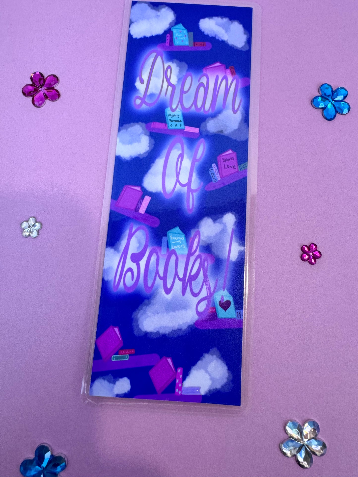 Dreamy Bookmark For Book Lovers - Floating Bookshelves For Readers