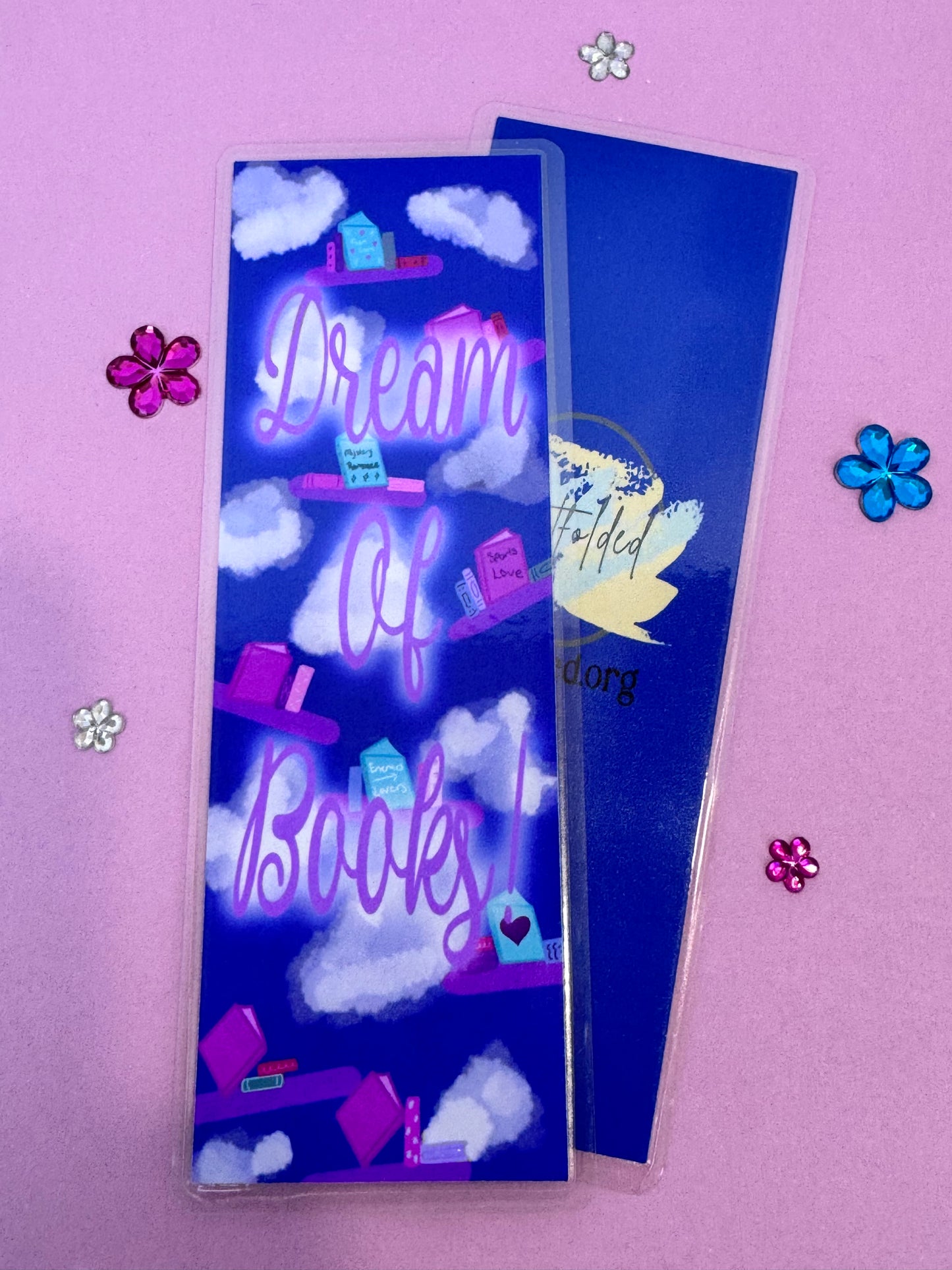 Dreamy Bookmark For Book Lovers - Floating Bookshelves For Readers