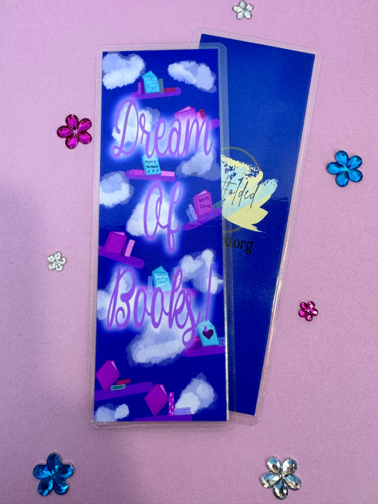 Dreamy Bookmark For Book Lovers - Floating Bookshelves For Readers