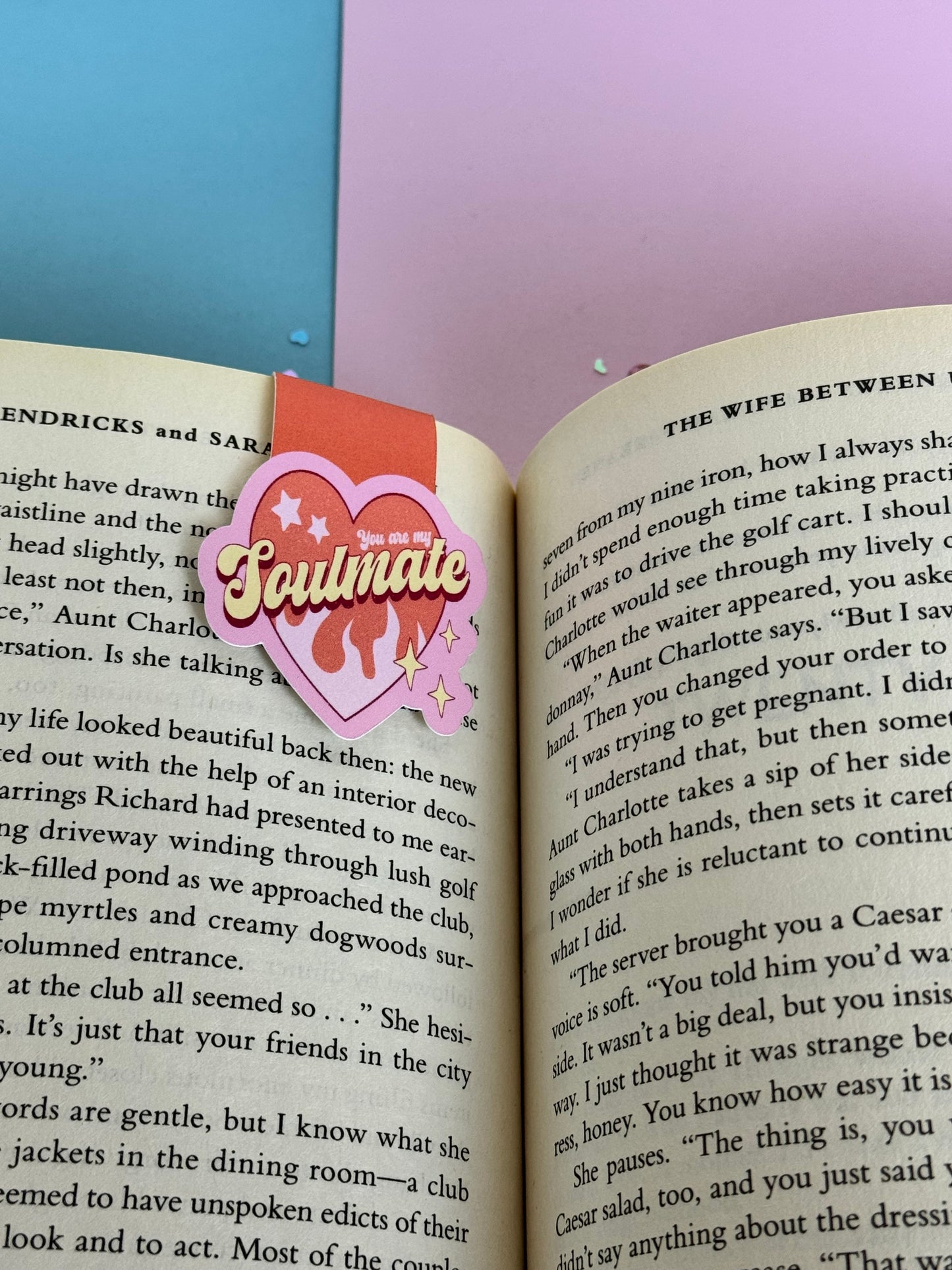 You Are My Soulmate Magnetic Bookmark, Bookish Gift