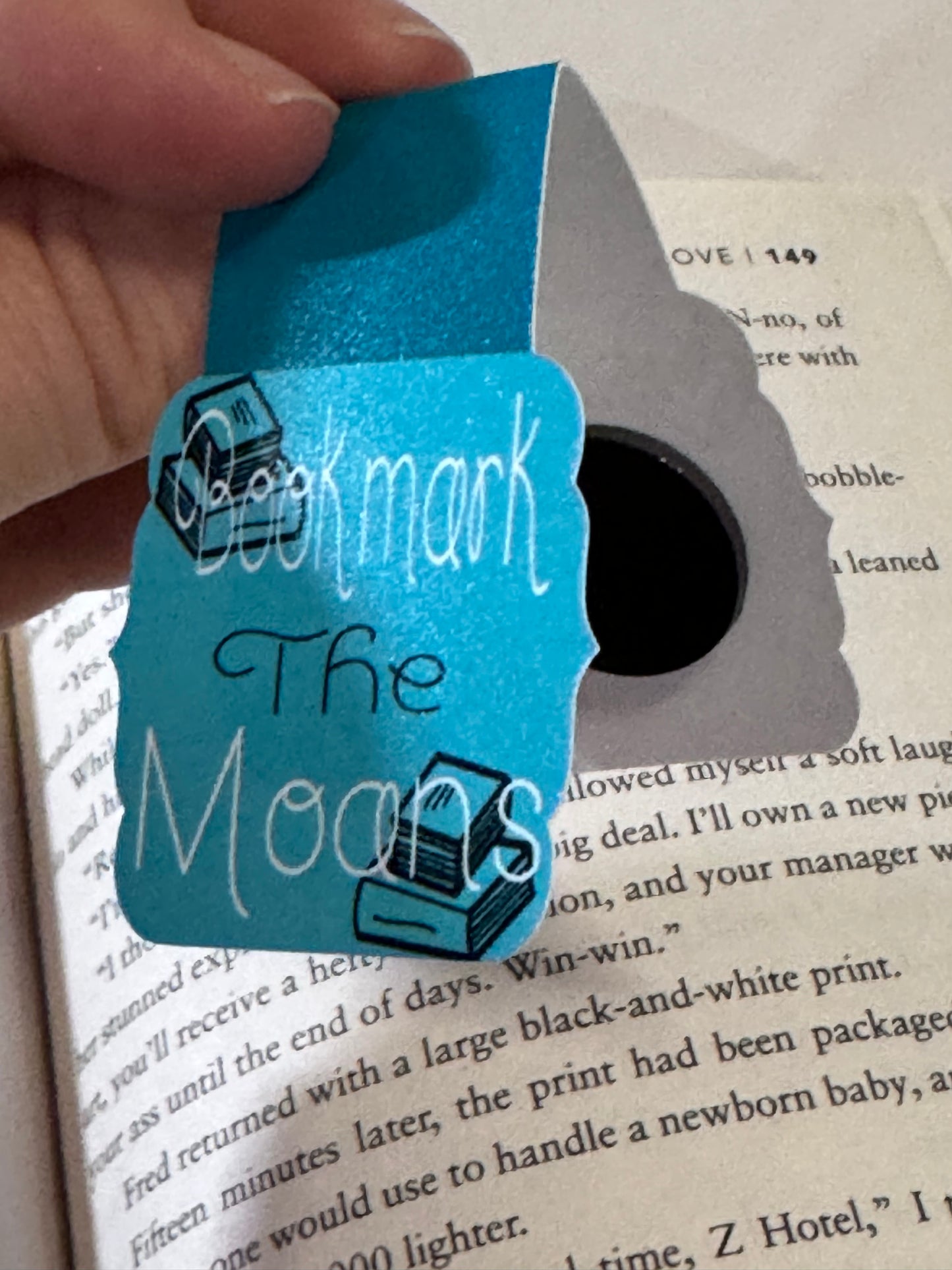 Bookmark The Moans Magnetic Bookmark, Spicy Book Lover Page Saver