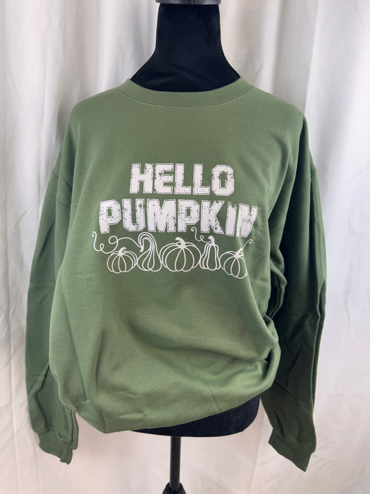 Hello Pumpkin Fall Sweatshirt