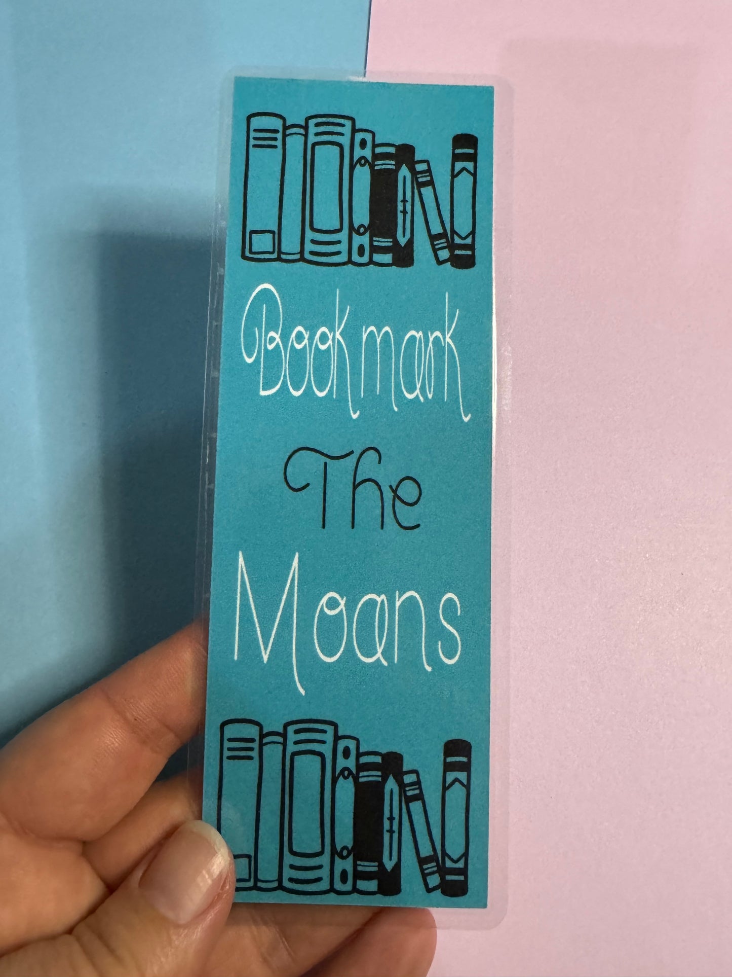 Bookmark The Moans Funny Smut Lovers Bookmark Laminated Spicy Bookmark