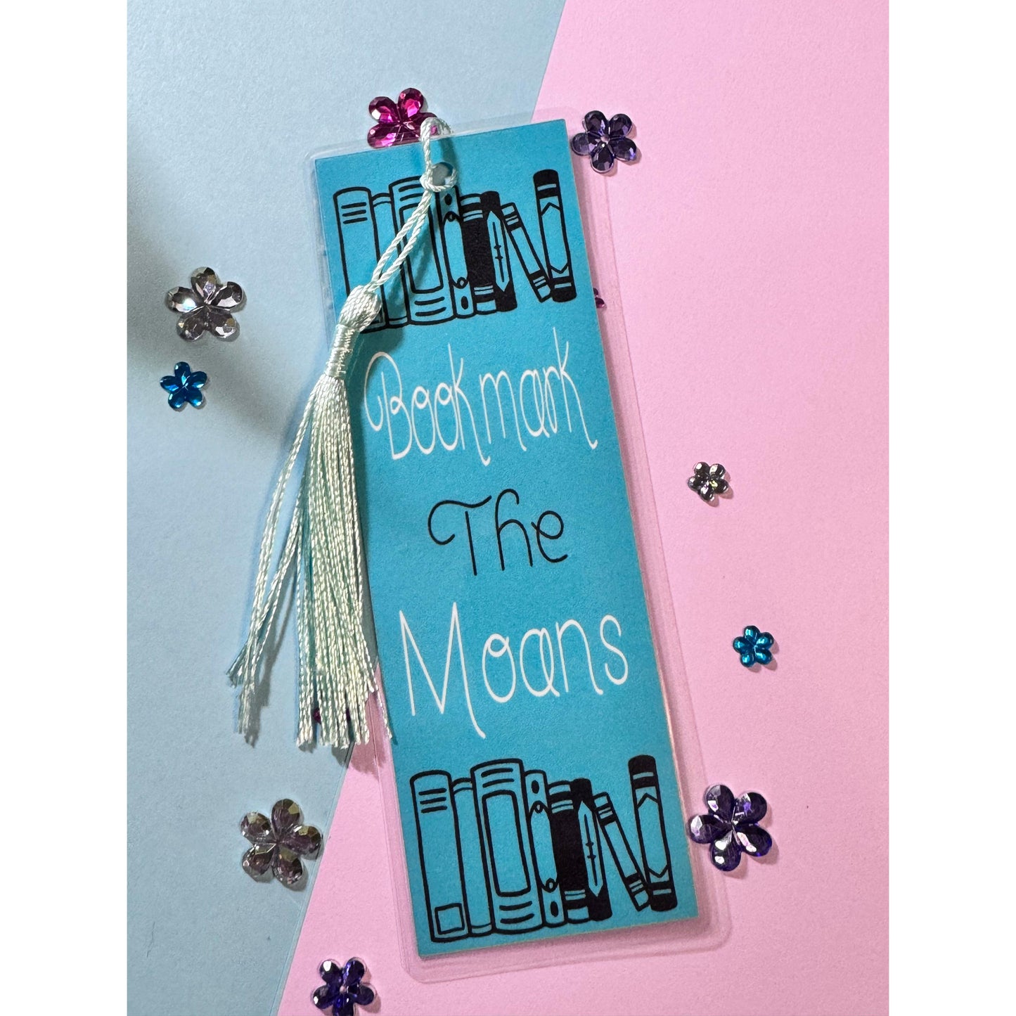 Bookmark For Romance Readers, Laminated Hand Made Gift For Book Lovers