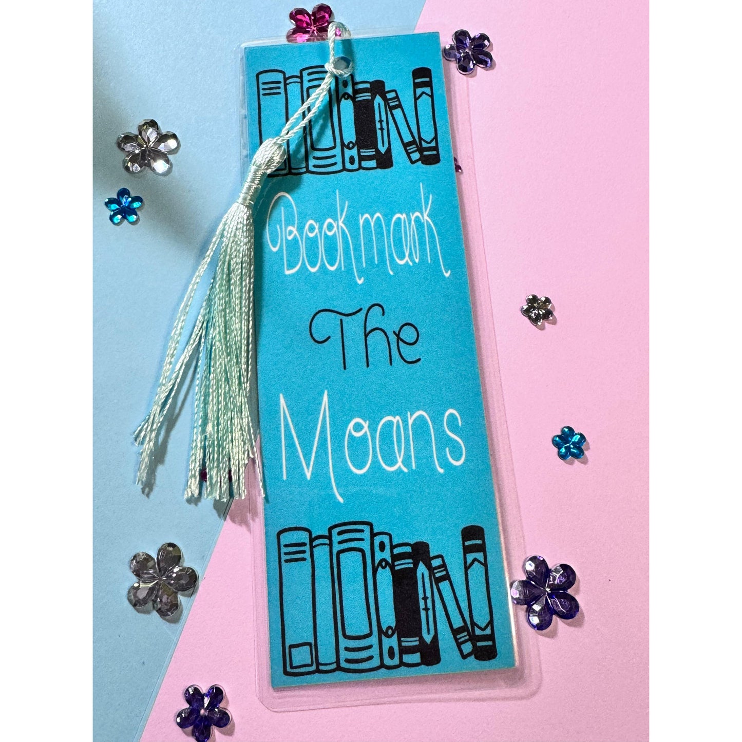 Bookmark For Romance Readers, Laminated Hand Made Gift For Book Lovers