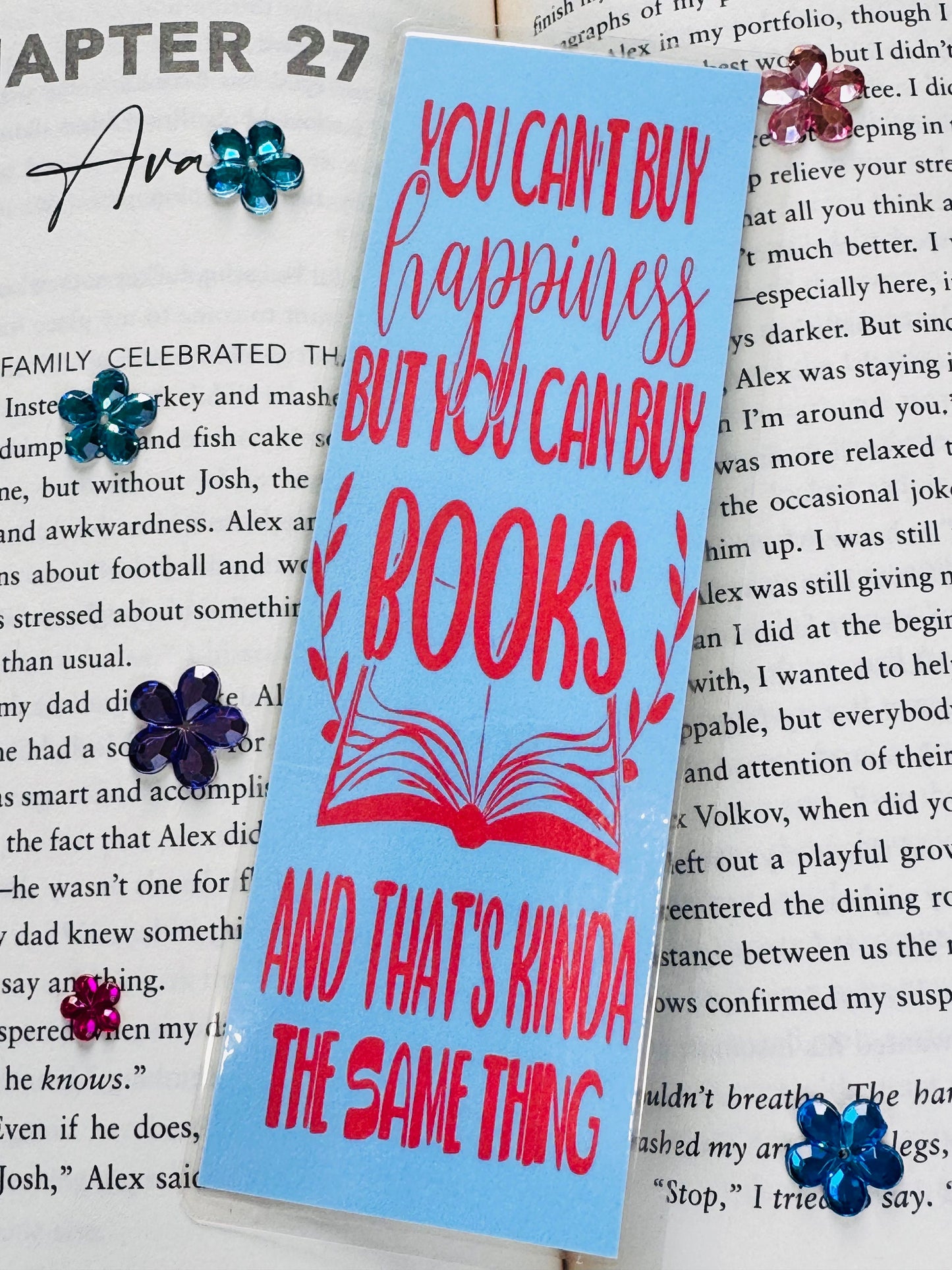 You Can't Buy Happiness But You Can Buy Books And That's Kinda The Same Thing Laminated Bookmark