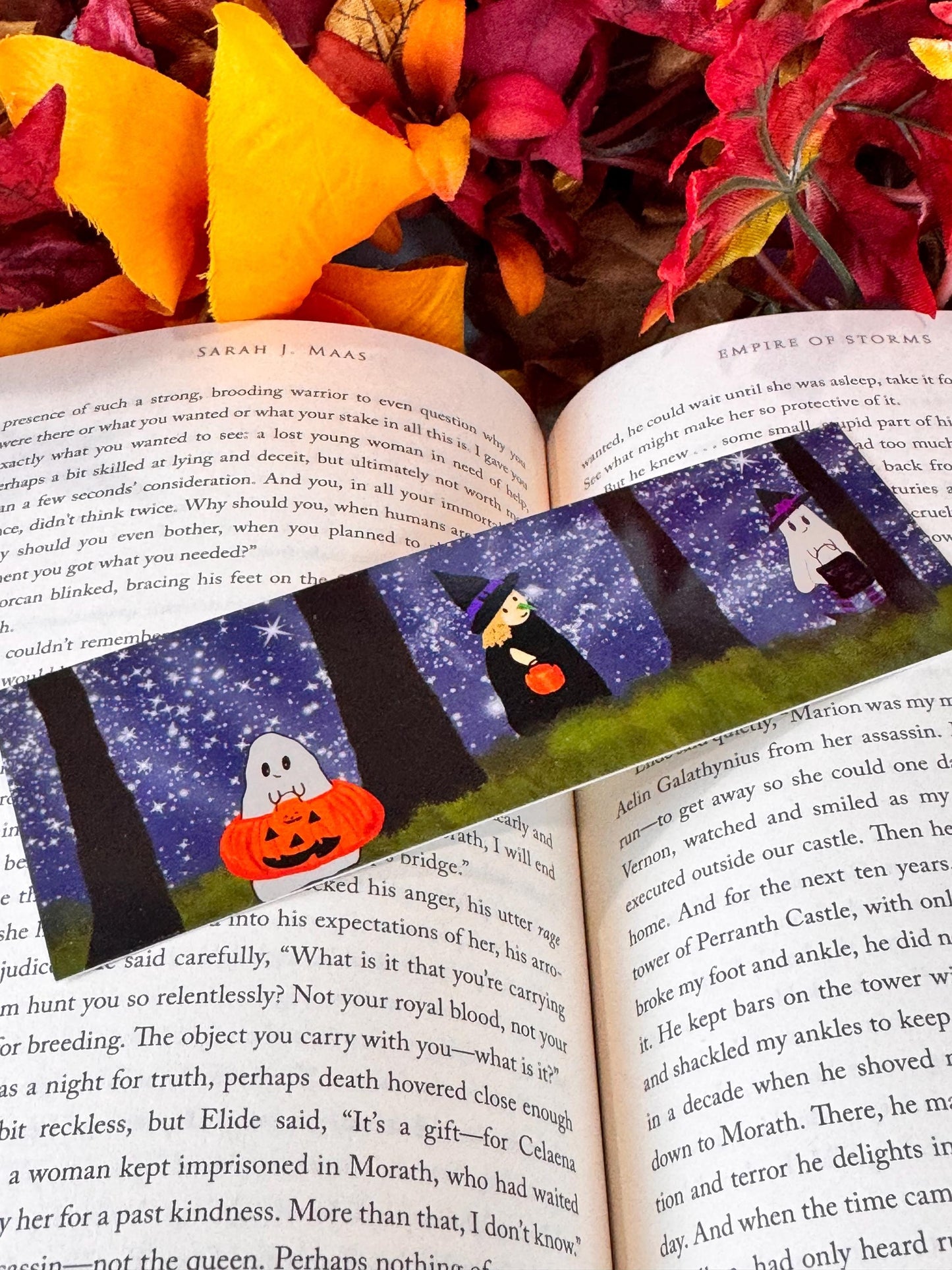 Halloween Bookmark For Readers