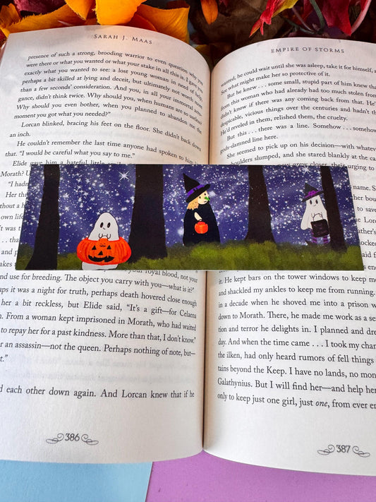 Halloween Bookmark For Readers