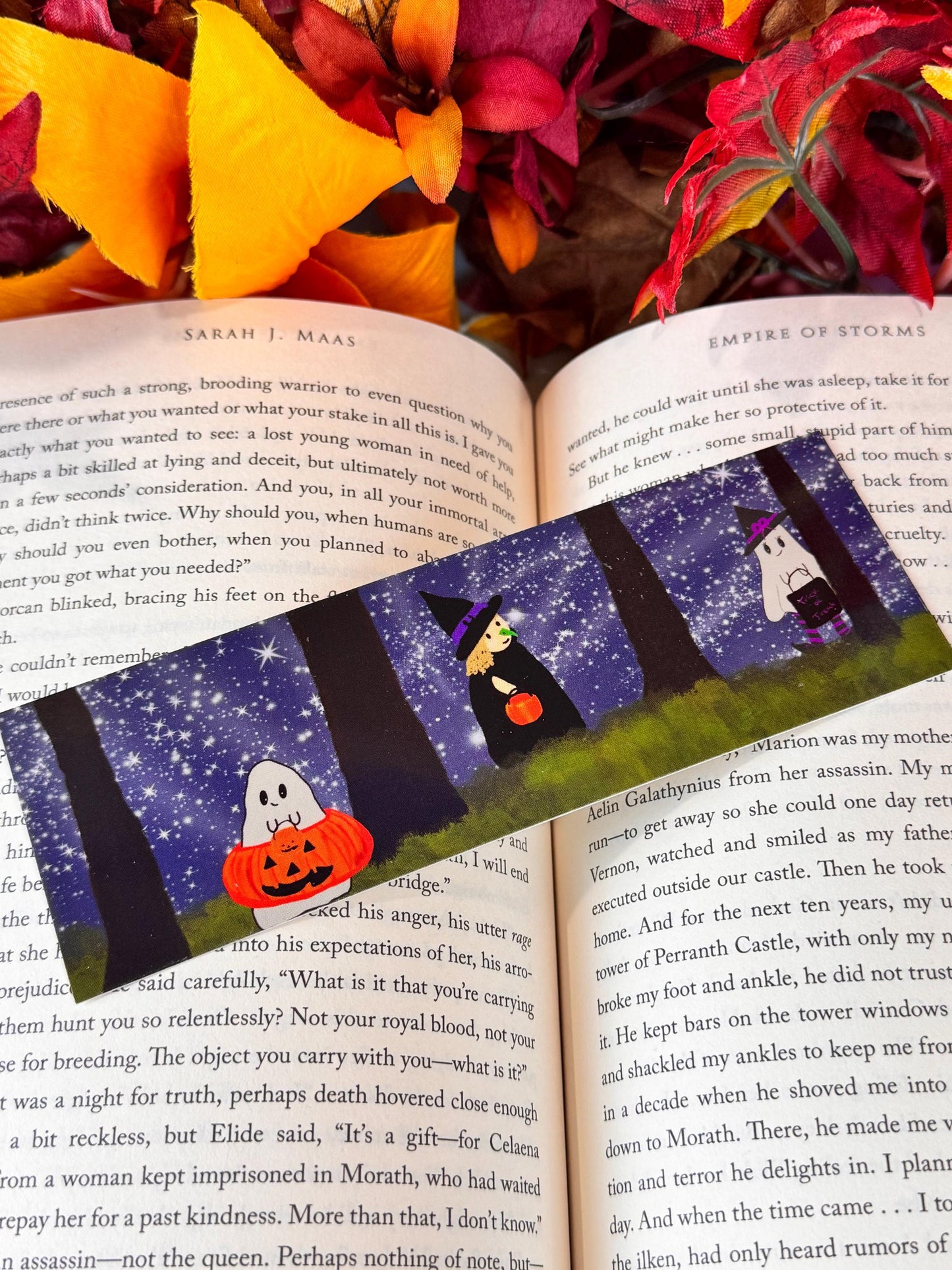 Halloween Bookmark For Readers