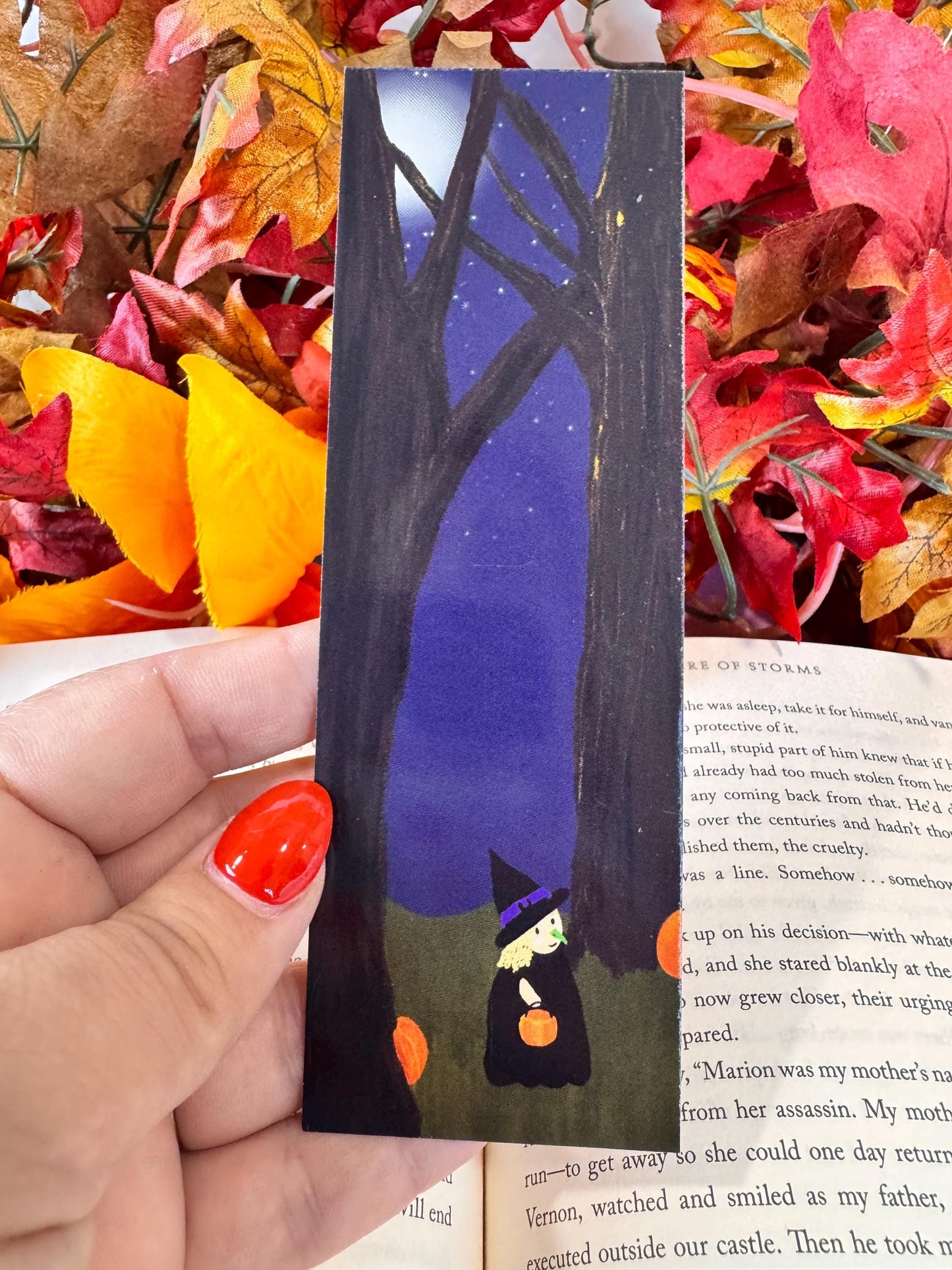 Halloween Bookmark For Readers