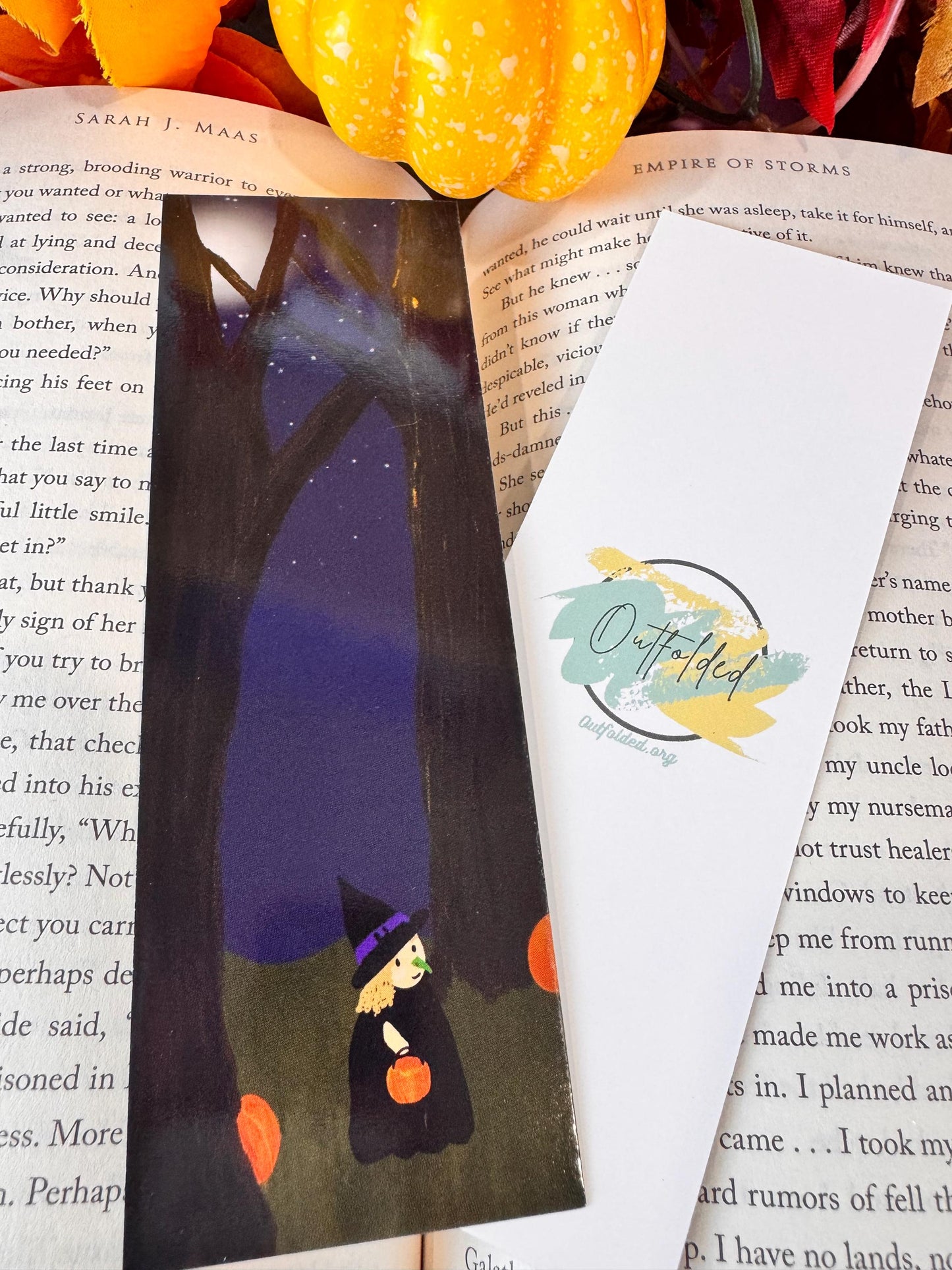 Halloween Bookmark For Readers