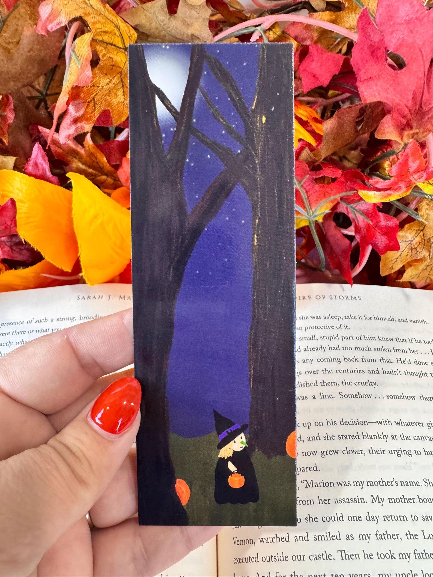 Halloween Bookmark For Readers