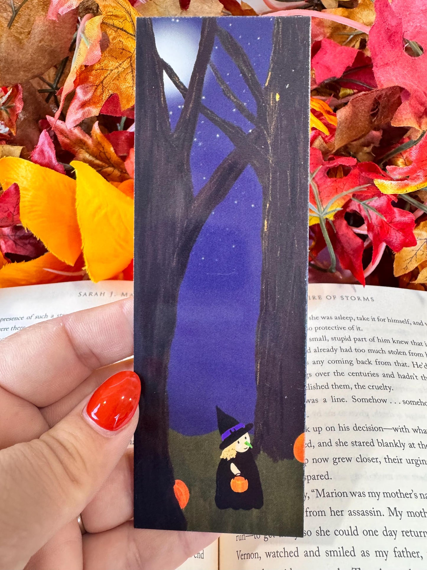 Halloween Bookmark For Readers
