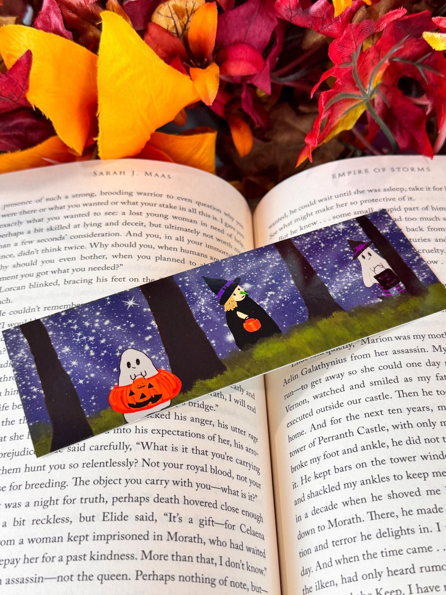 Halloween Bookmark For Readers