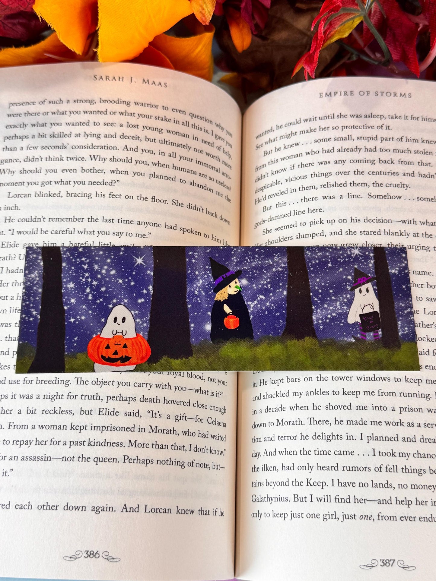 Halloween Bookmark For Readers