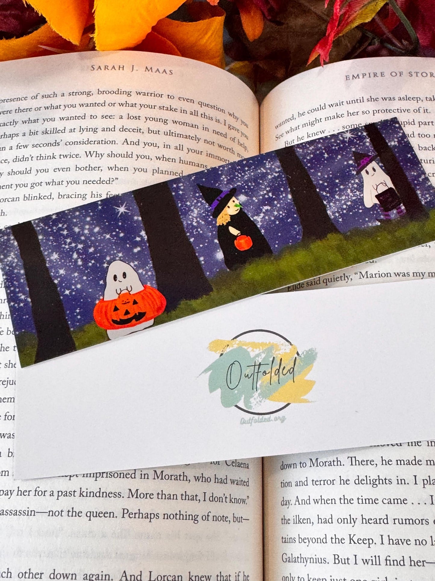 Halloween Bookmark For Readers