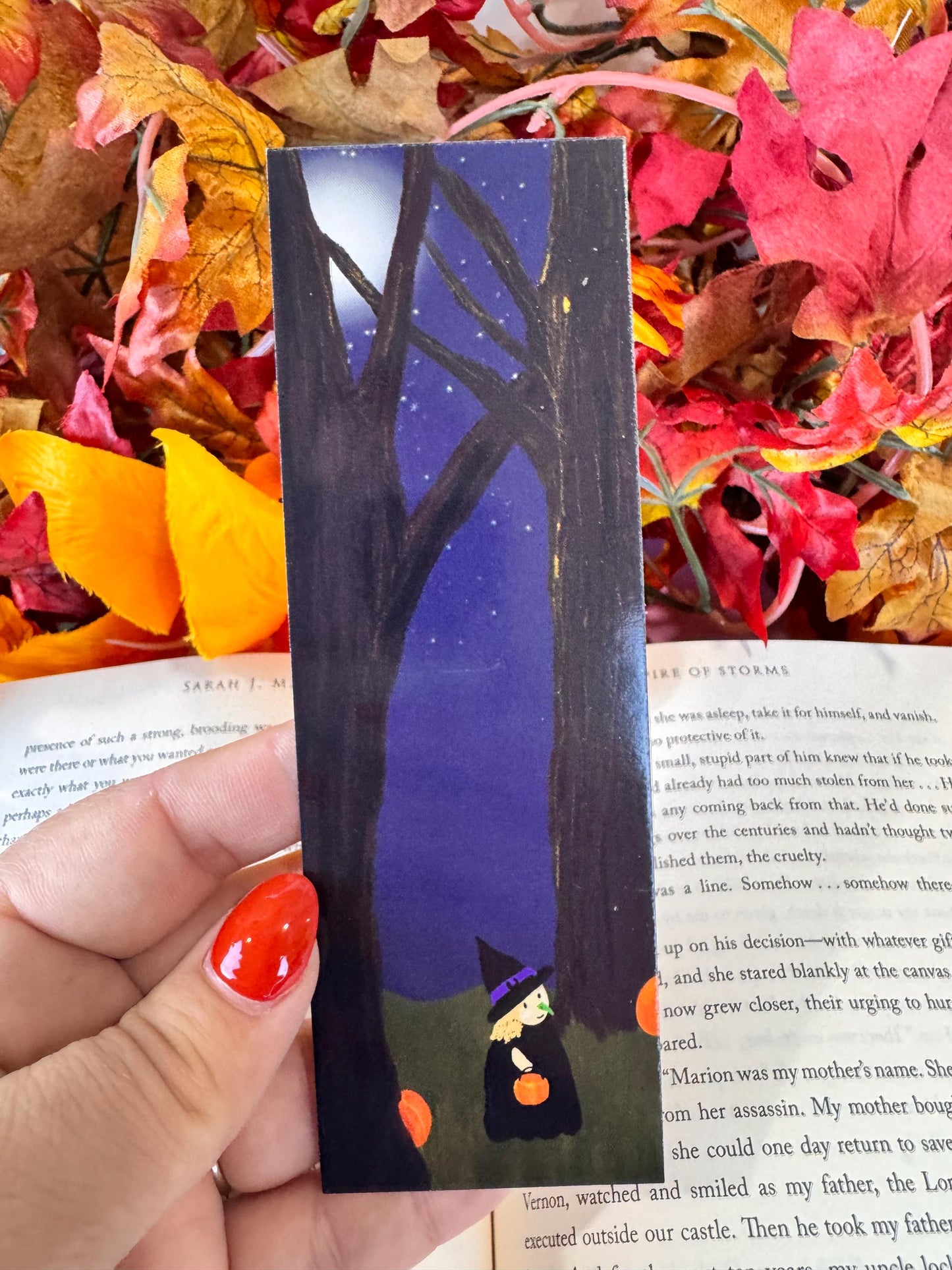 Halloween Bookmark For Readers
