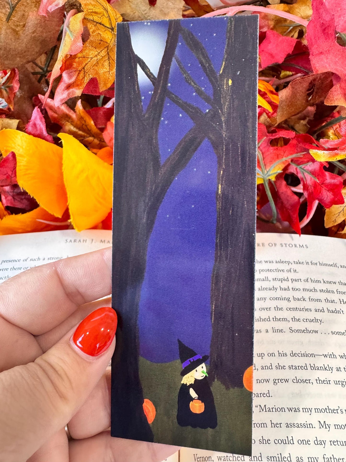 Halloween Bookmark For Readers