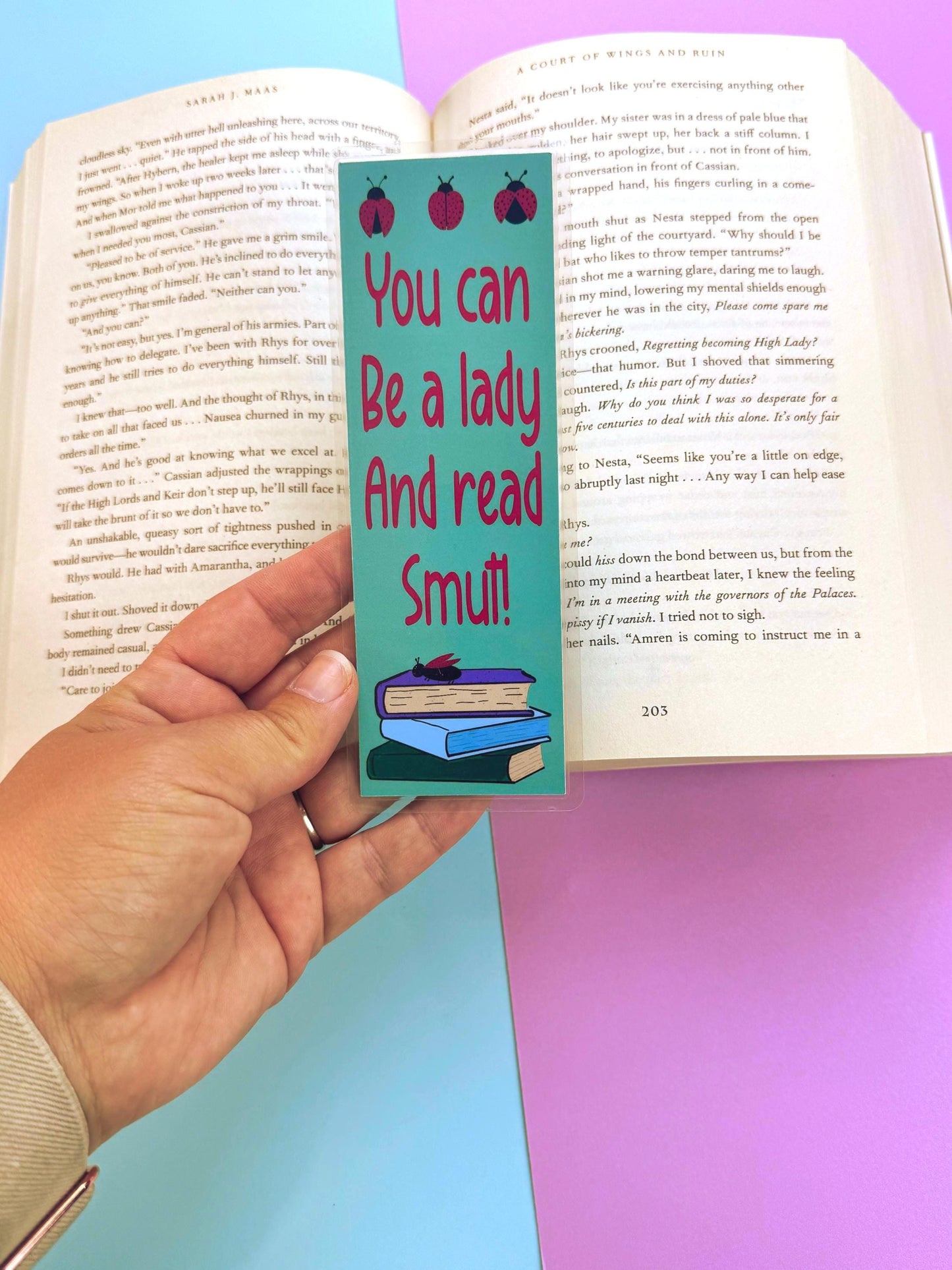 July Monthly Bookmarks, Set of 3 Laminated Bookmarks