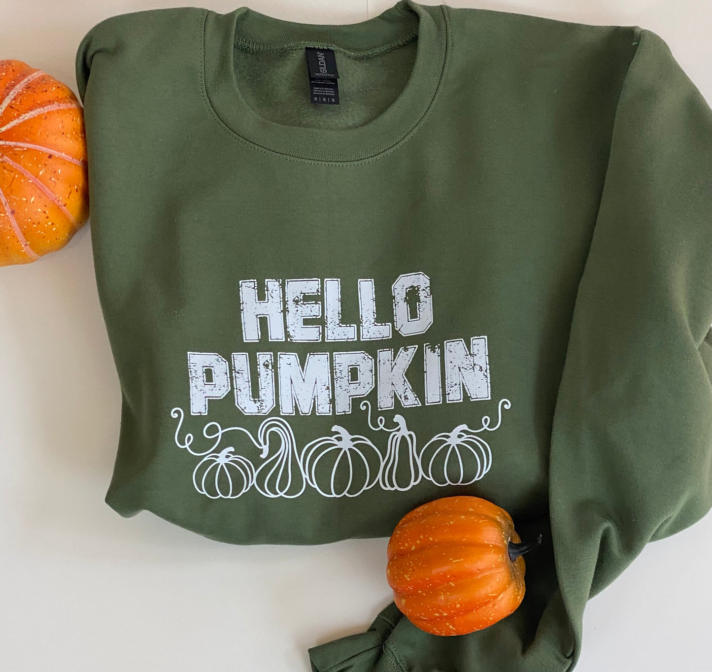 Hello Pumpkin Sweatshirt for Fall Apparel