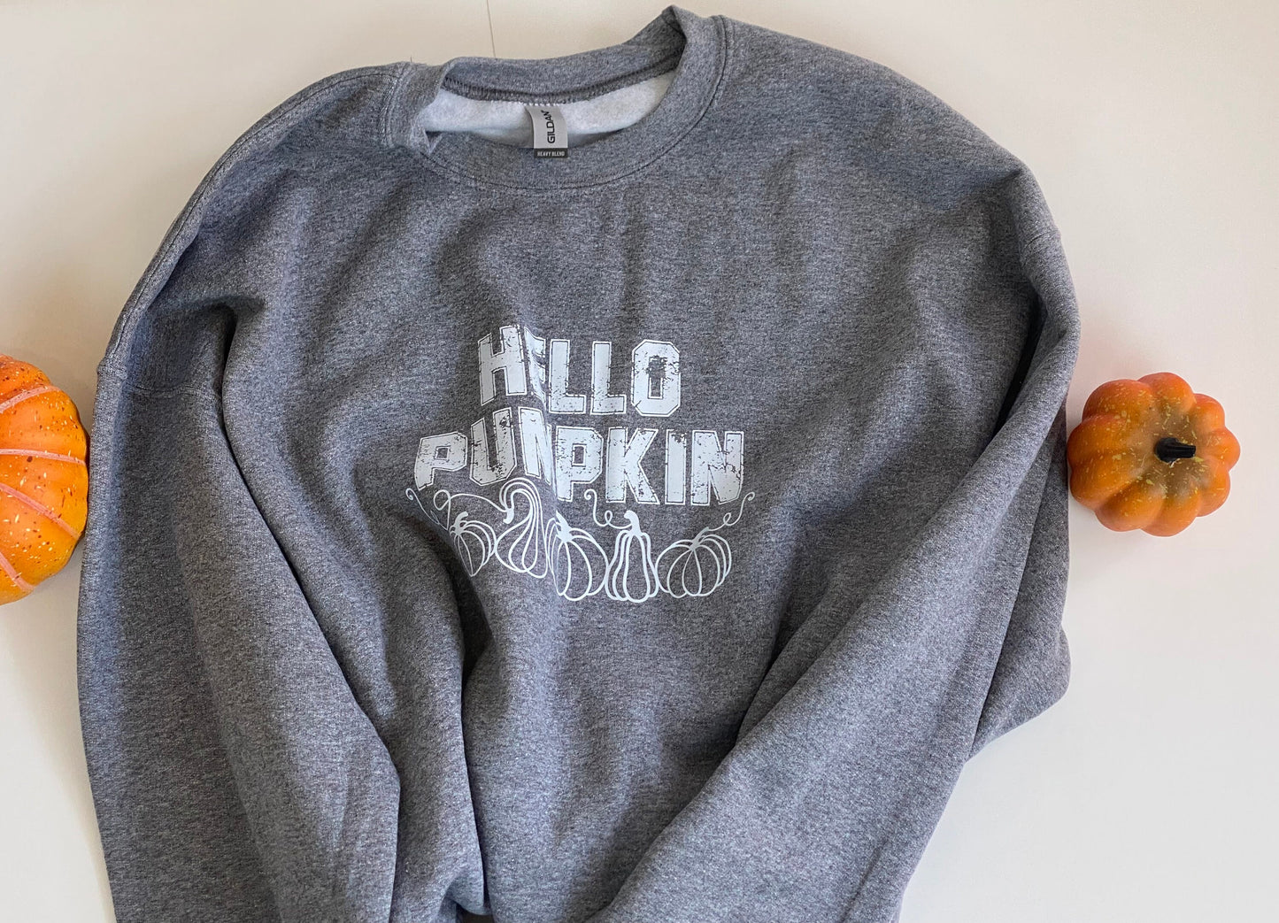 Hello Pumpkin Sweatshirt for Fall Apparel